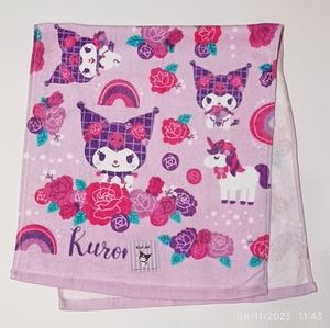 Kuromi Sanrio Scandinavian towel